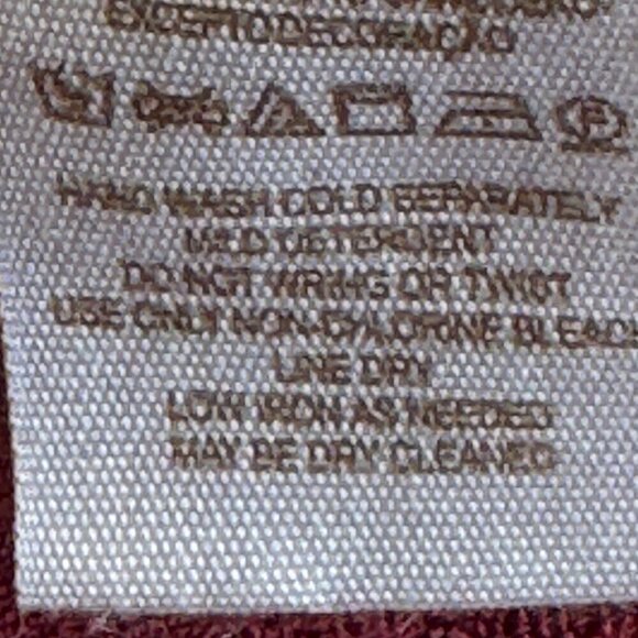 Free People Gauze Rainy Day Swing Blouse Oversized Burgundy Lace at Hem  Size XS - Picture 10 of 10